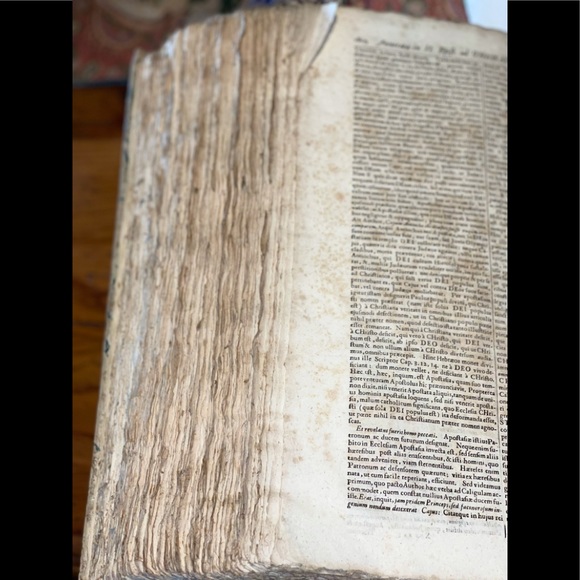 1701 Antiquarian Book on Religion from closed stacks of Seminary MUST SEE - Picture 16 of 17
